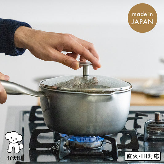クラッド3層鋼 深型行平鍋