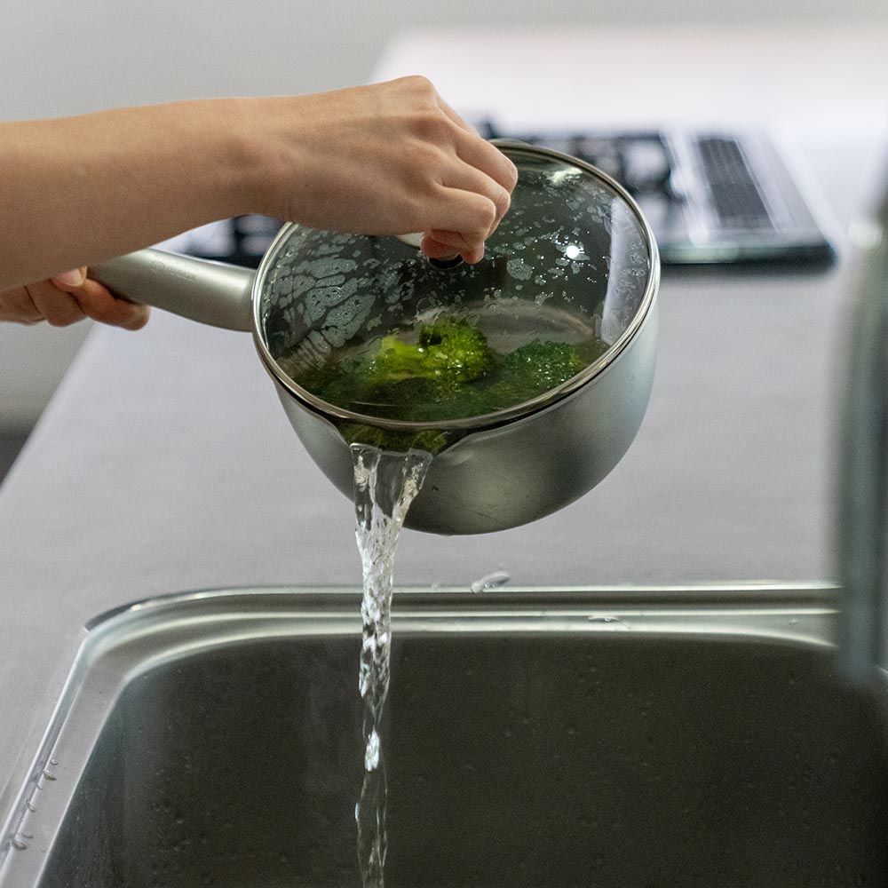 クラッド3層鋼 深型行平鍋