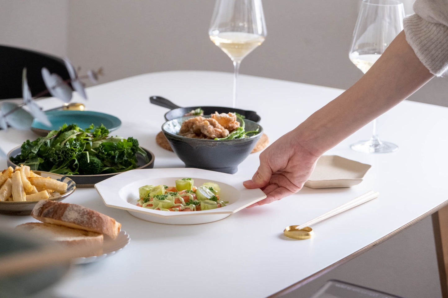 eni(エニ)Rim Plate ホワイト