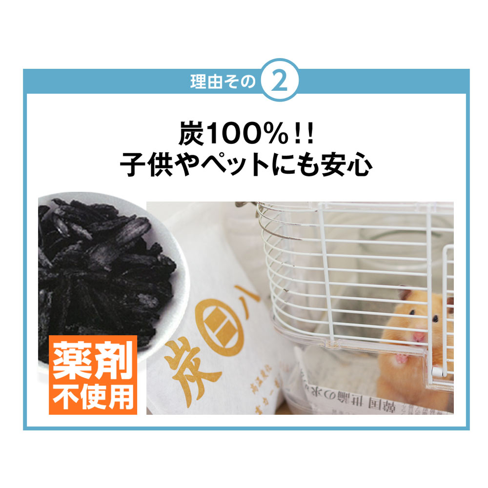 炭八 専用カバー付き 室内用 大袋 1袋