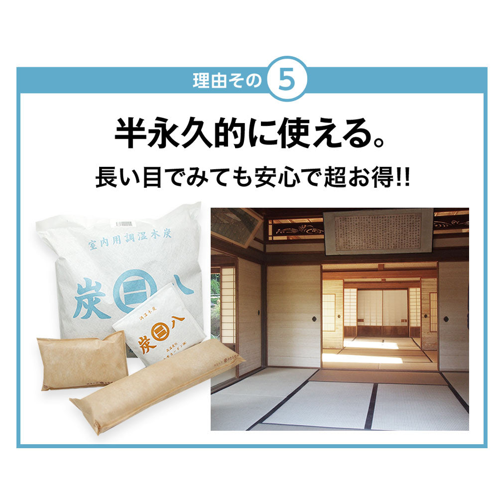 炭八 専用カバー付き 室内用 大袋 1袋