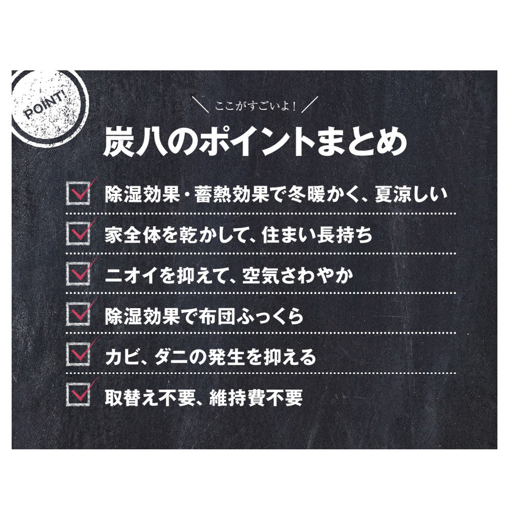 炭八 専用カバー付き 室内用 大袋 1袋