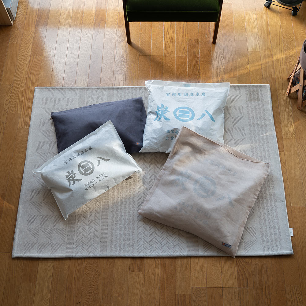 炭八専用カバー 奈良の蚊帳生地 12L 8L カバー