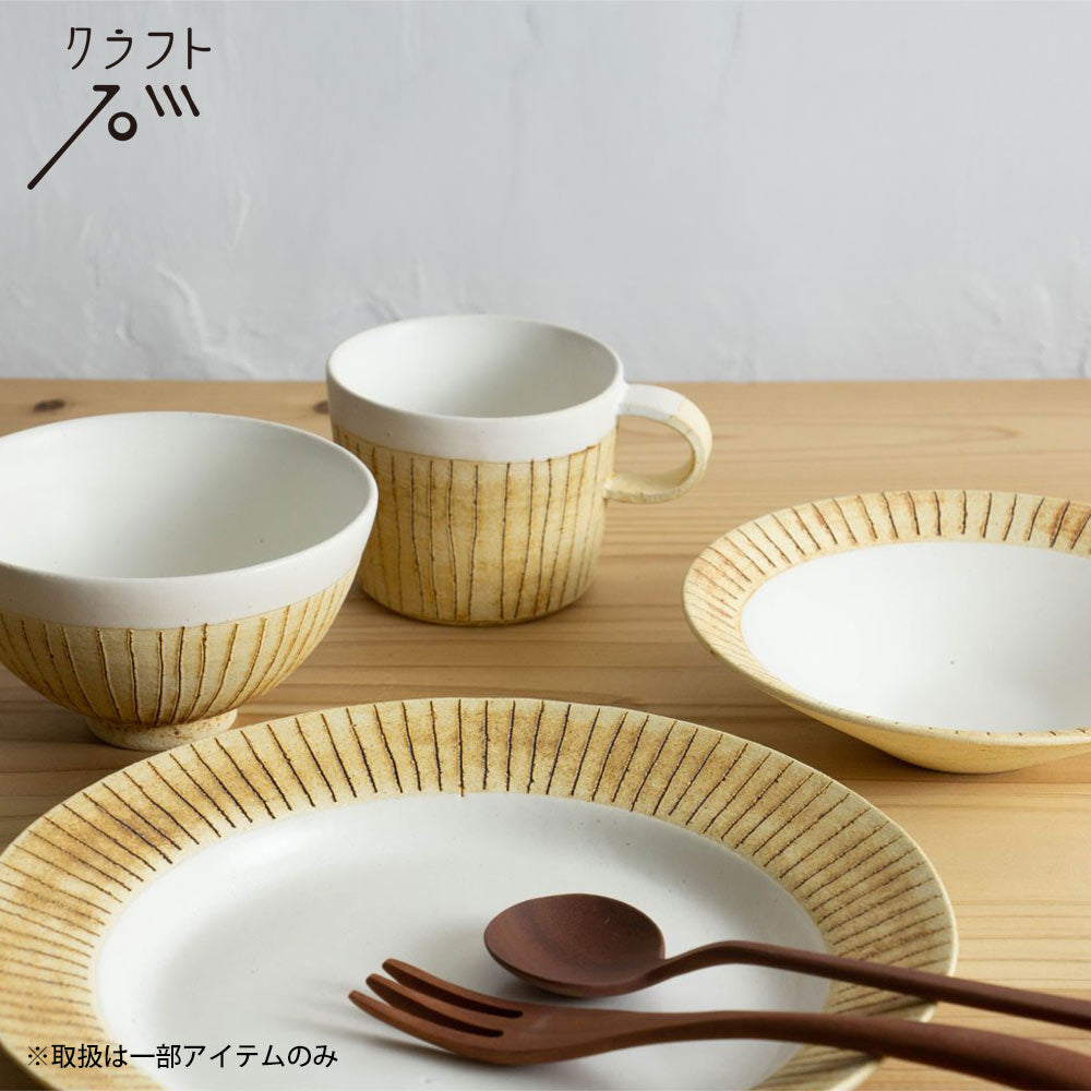 さびライン 飯碗 S L リム皿 18cm 22cm – CRAFT STORE