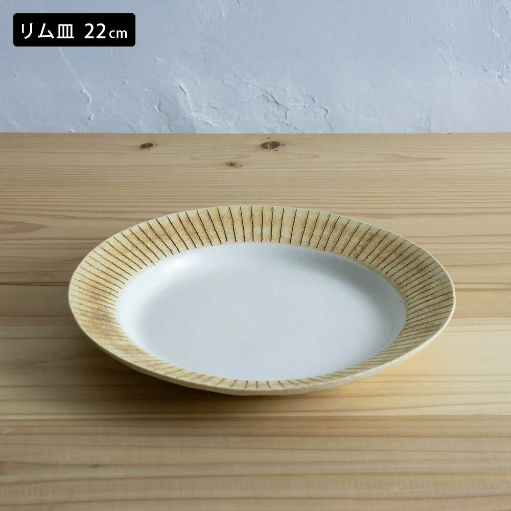 さびライン 飯碗 S L リム皿 18cm 22cm
