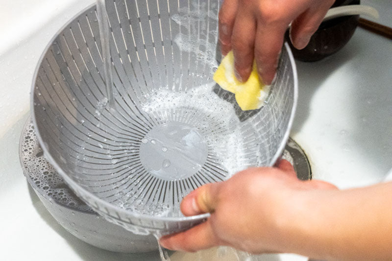 米とぎにも使えるザルとボウル  like-it(ライクイット)