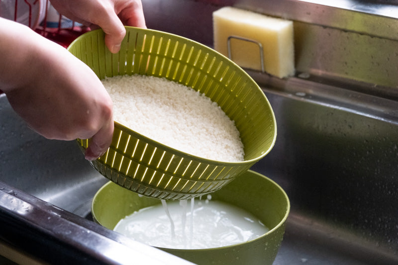 米とぎにも使えるザルとボウル  like-it(ライクイット)