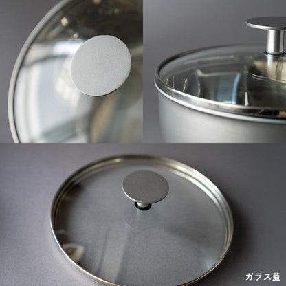 クラッド3層鋼 深型行平鍋