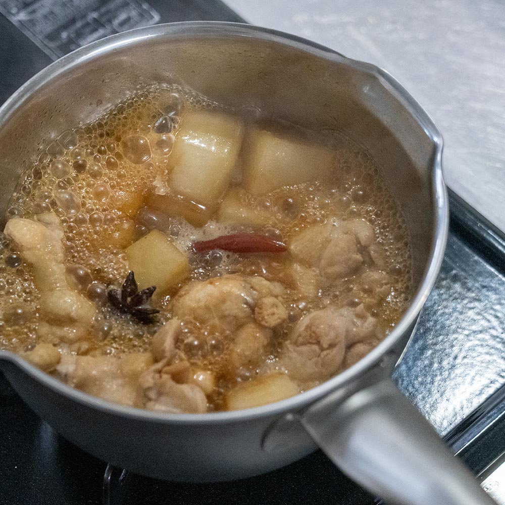 クラッド3層鋼 深型行平鍋