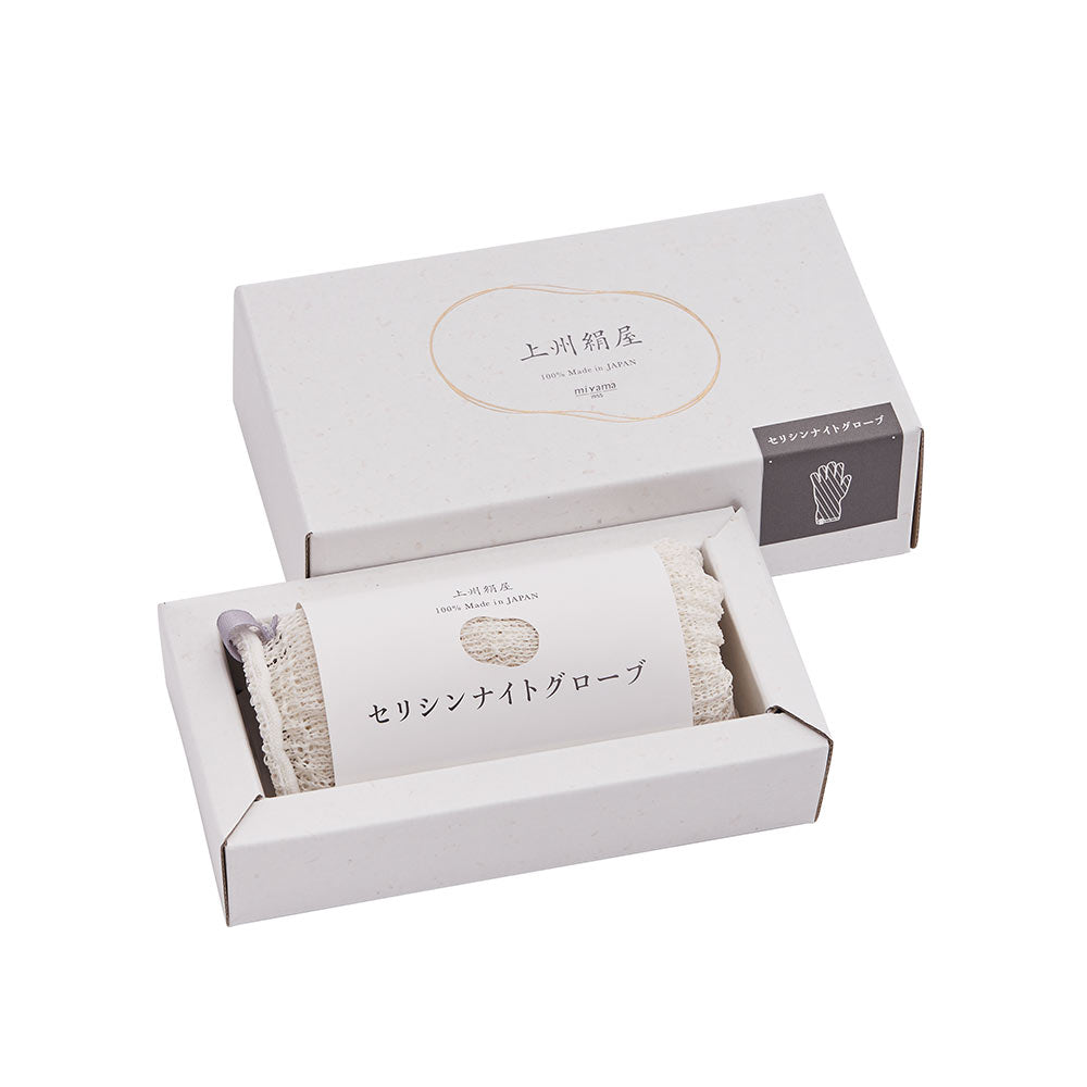 上州絹屋 シルキーピローカバー セリシンナイトグローブ