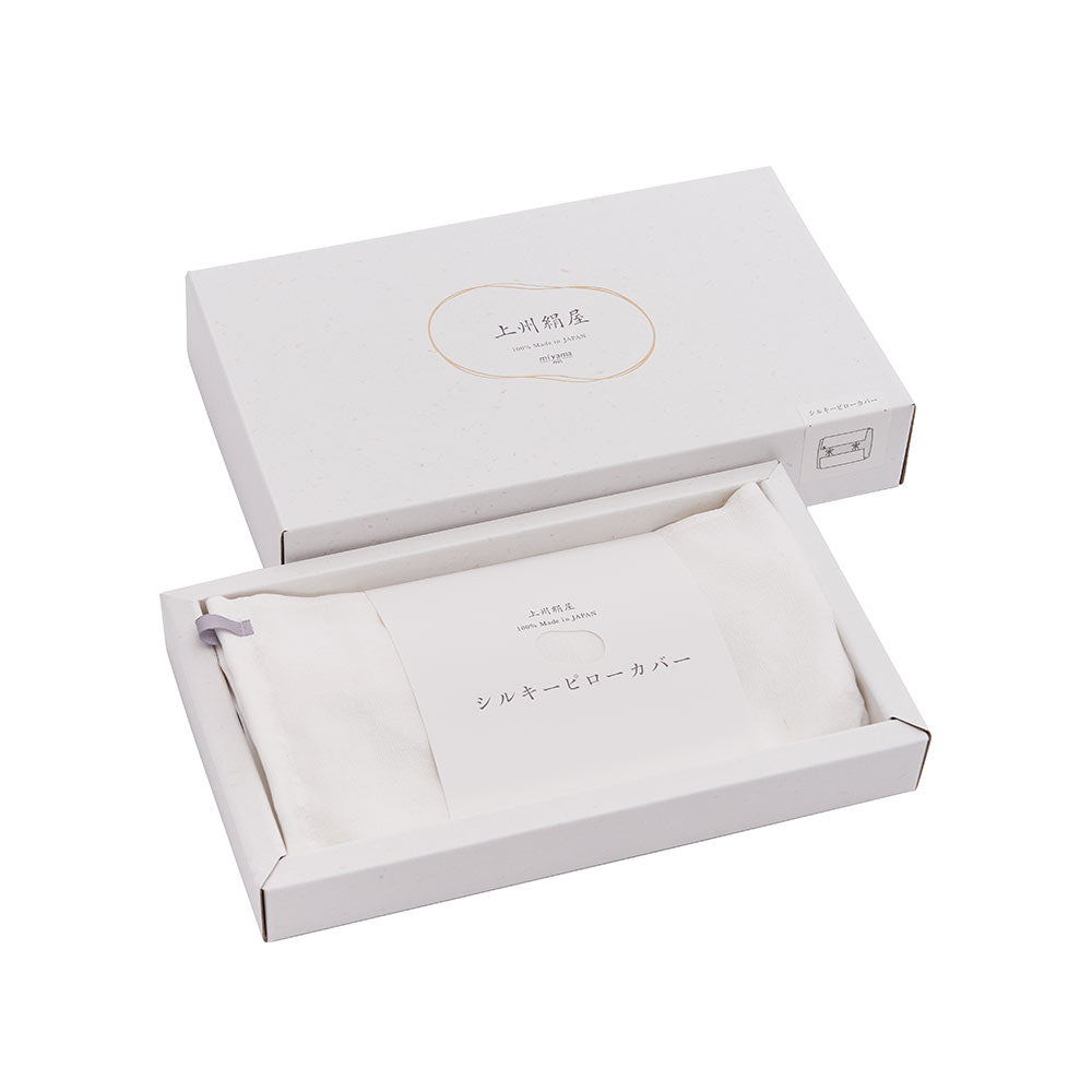 上州絹屋 シルキーピローカバー セリシンナイトグローブ