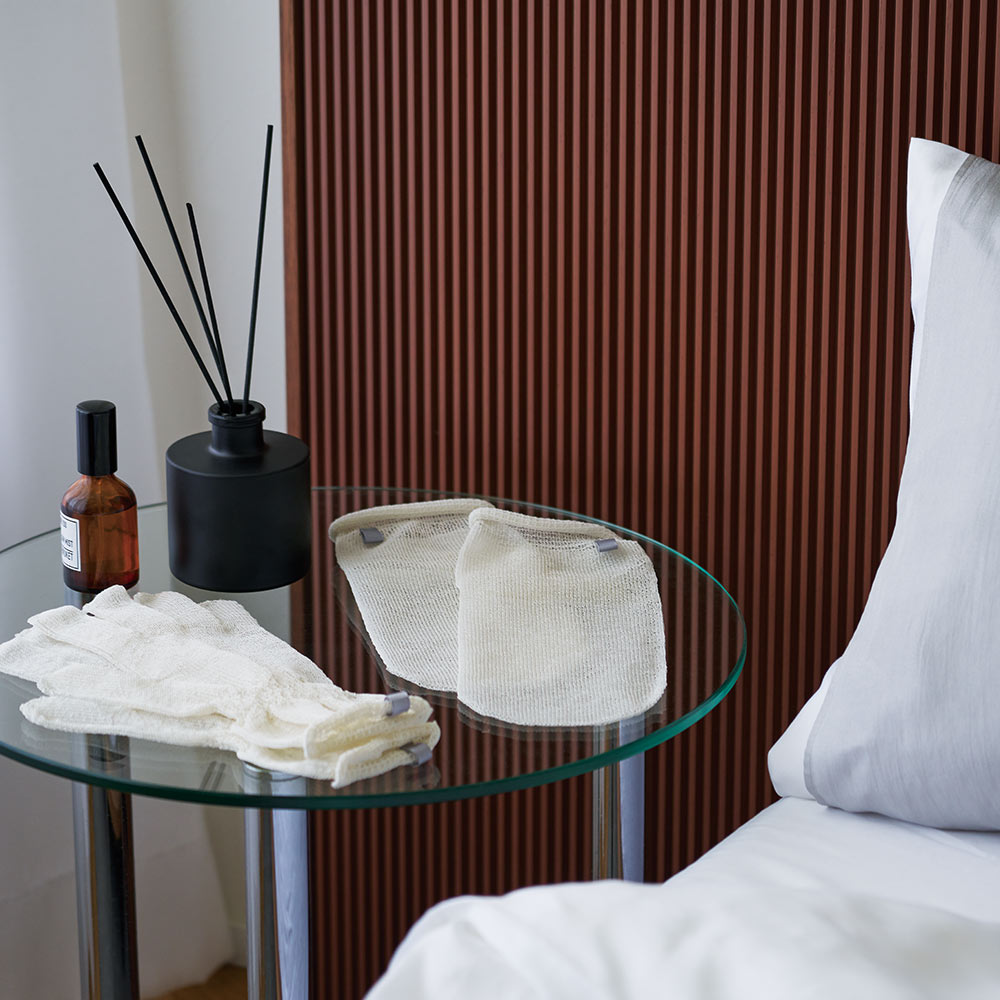 上州絹屋 シルキーピローカバー セリシンナイトグローブ