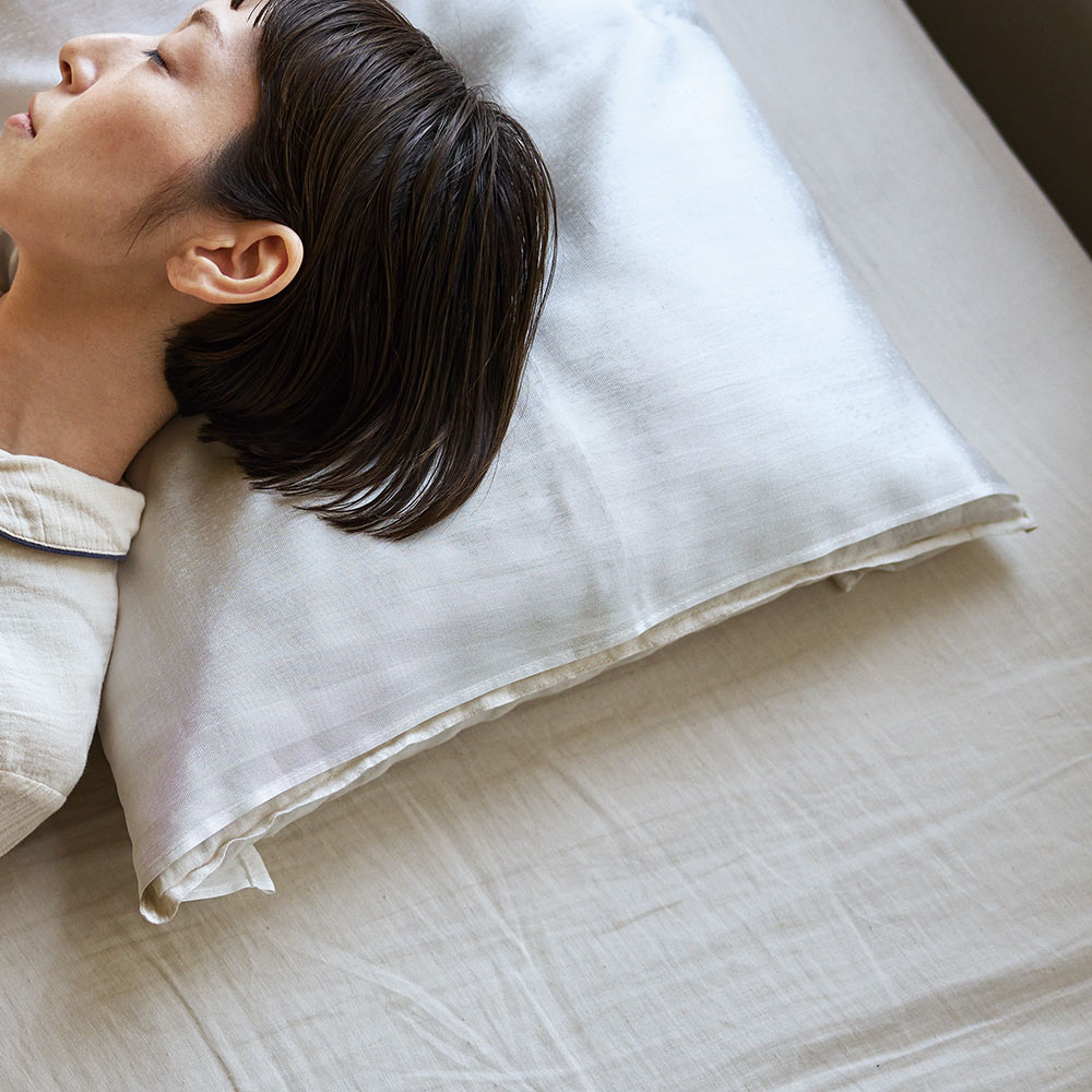 上州絹屋 シルキーピローカバー セリシンナイトグローブ