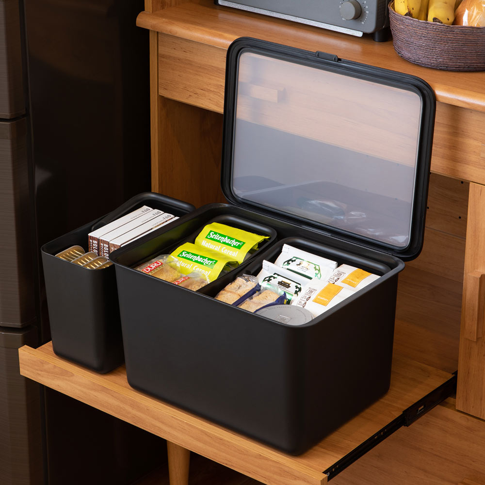 フタ付きストックケース