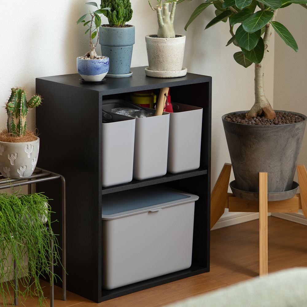 フタ付きストックケース