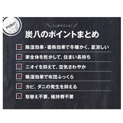 炭八 小袋 0.7L 専用巾着付きセット