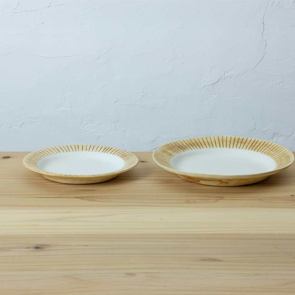 さびライン 飯碗 S L リム皿 18cm 22cm