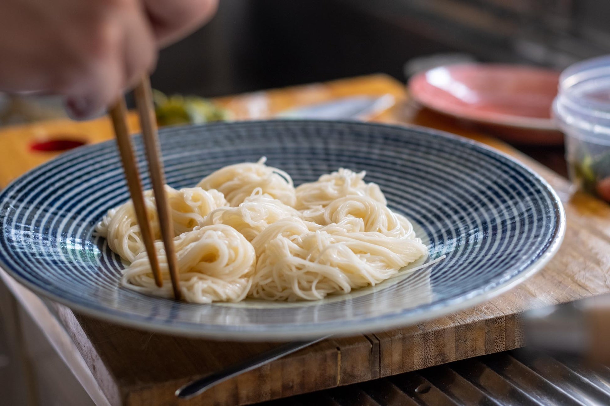 藍駒 大皿